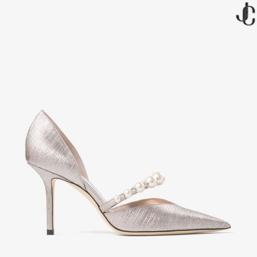 Aurelie 85 Macaron Glitter Pearl Pumps