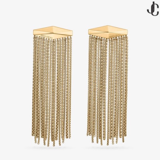 Zandra Earrings Gold-Finish Crystal Earrings