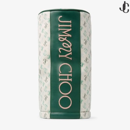 Jimmy Choo / Malbon 2.0 Head Cover Monogram Embroidered Canvas Hybrid Cover