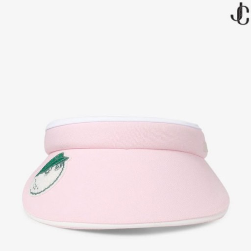 Jimmy Choo / Malbon 2.0 Visor Malbon Pink Embroidered Visor