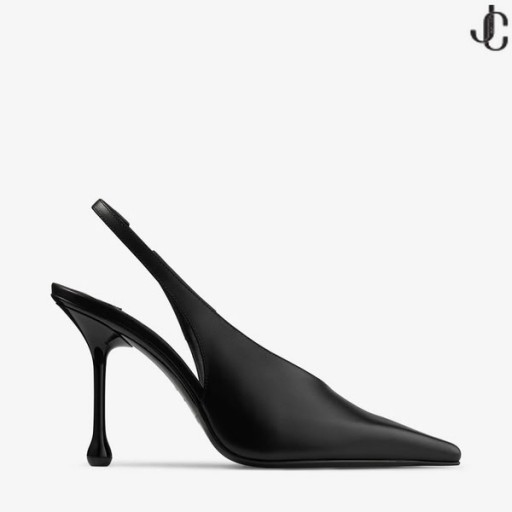Isa 95 Black Leather Pumps