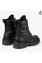 Marlow Combat Boot Black Calf Leather Boot