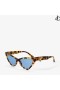 Sol Yellow Havana Cat Eye Sunglasses