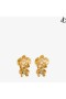 PETAL DOUBLE EARRING Gold-Finish Earrings with Crystal and Pearl Embellishment New Collection