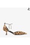 Stevie 50 Natural Leopard Print Pony Pumps