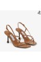 Etana 80 Tan/Tortoise Nappa Leather Sandals