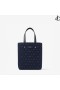Lenny Dark Denim/Silver Embossed Denim Tote Bag US