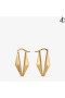 Gold-Finish Diamond Chain Earrings Diamond Jewellery Collection