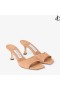 Skye 70 Toffee Suede Sandals