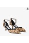 Stevie 50 Natural Leopard Print Pony Pumps