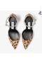Stevie 50 Natural Leopard Print Pony Pumps