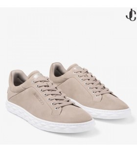Diamond Light/M II Taupe Nubuck Leather Trainers