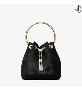 Bon Bon Black Mesh Bag