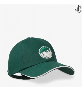 Jimmy Choo / Malbon 2.0 Cap Malbon Green Embroidered Cotton Cap