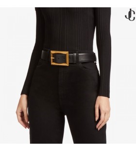 ARLIE Black Calf Leather Belt New Collection