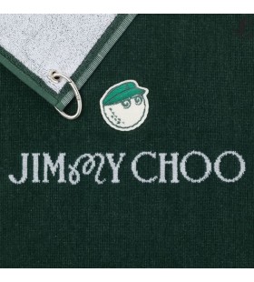 Jimmy Choo / Malbon 2.0 Towel Malbon Green Embroidered Cotton Towel
