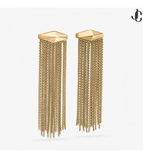 Zandra Earrings Gold-Finish Crystal Earrings