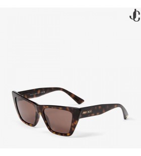 Haley Brown Havana Cat Eye Sunglasses