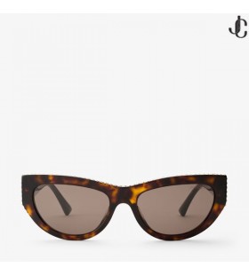 Vale Brown Havana Cat Eye Sunglasses US