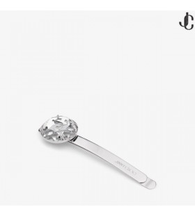 Hair Slide Silver-Finish Crystal Hair Slide
