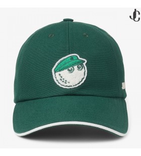 Jimmy Choo / Malbon 2.0 Cap Malbon Green Embroidered Cotton Cap