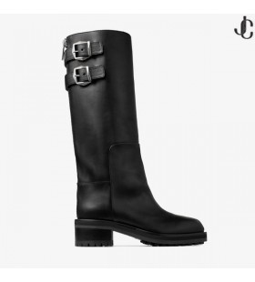Brooklyn Knee Boot 50 Black Leather Knee-High Boots