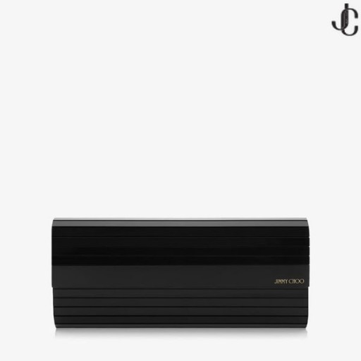 Acrílico preto Saco de Embreagem com o Ouro, com Alça de Corrente Querida Cruzeiro 15