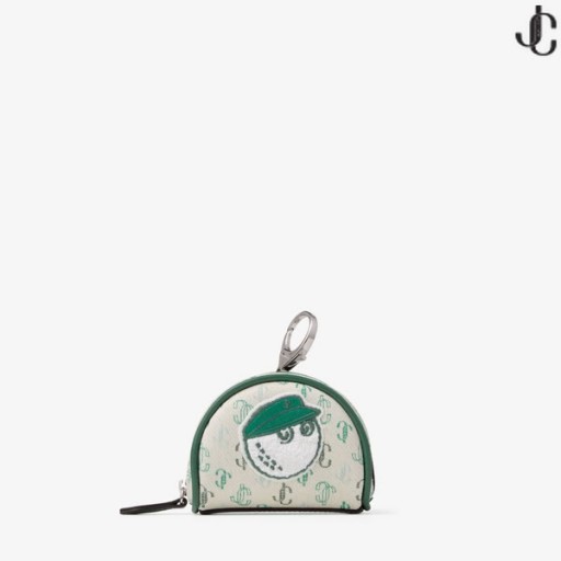 Jimmy Choo / Malbon 2.0 Bolsa De Charme Monograma Bordado De Lona Bolsa De Charme