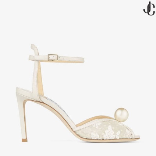 Sacora 85 Sandali em pizzo cor avorio da sposa reino UNIDO