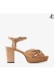 Heloise De 80 Biscoito De Camurça Plataforma Sandálias