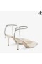 Saeda 85 Ivory Tulle Crystal Pumps