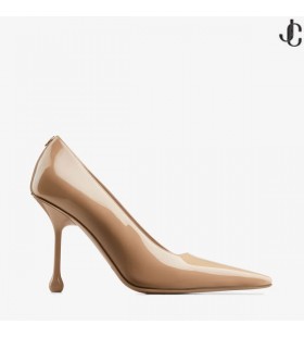 IXIA 95 Biscoito de Couro de Patente Bombas de Nova Coleção