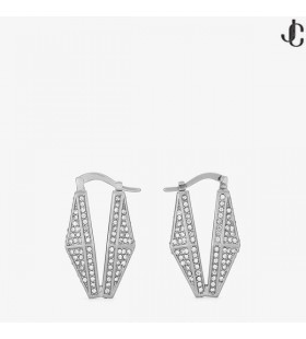 DIAMANTE CADEIA BRINCO de Prata-Acabamento Cadeia de Brincos com Pavimentação Cristais Nova Coleção