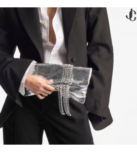 Zandra Ezüst Vintage Fém Bőr Retikült