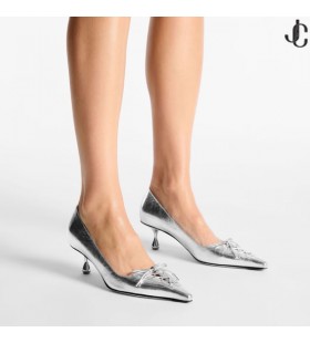 Scarlett 50 Ezüst Vintage Fém Bőr Szivattyúk