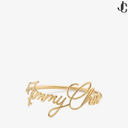 Lógó Script Bracelet Óir Chríochnú Script Bracelet