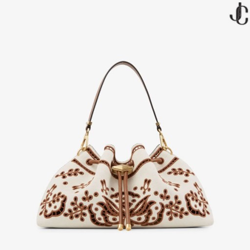 Cinch M Chanbhás Mála Ghualainn Le Sangallo Bróidnéireacht