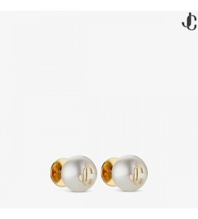 Óir-Chríochnú Miotail JC Pearl Graí Cluaise JC Pearl Studs Seodra Bailiúchán