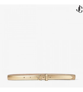 MINI HELINA Óir Mhiotalacha Nappa Leathar Mini Crios Bailiúchán Fhómhair