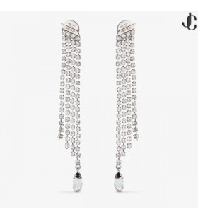 Saeda Imeall Bracelet Silver-Chríochnú Imeall Criostail Dealg