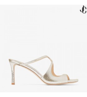 Champagne Glitter Leathar Miúileanna ANISE 75 Earraigh 2022 Bailiúchán