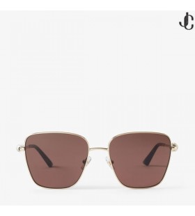 Search Pale Óir Cearnach Sunglasses le Criostail