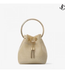 Bon BonChampagne Metallizzato Mesh Bag