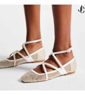 Astoria Flat White Crystal Mesh Satin Appartamenti