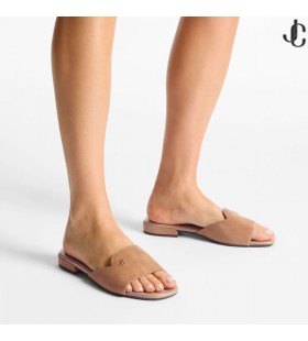 Dina Piatto Toffee Suede Flats