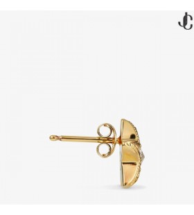 Oro-Finitura in Metallo JC Stella Orecchini con Cristalli Swarovski JC Star Borchie della Collezione di Gioielli