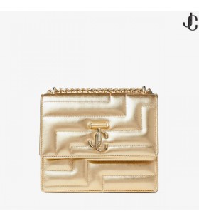 金Avenue金属Nappaの革バッグ軽金JCエンブレムAVENUE QUAD秋2022集