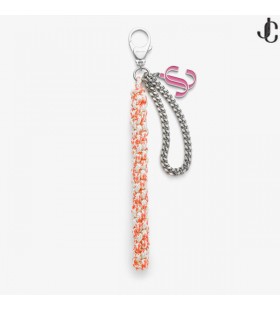 オレンジ&キャンディ-ピンク編のロープバッグチャーム