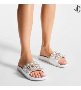 Fitz-結晶白Nappa革の結晶をスライド