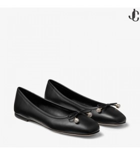 ELME平黒Nappa革干潟とパールのようなものだっ夏コレクション